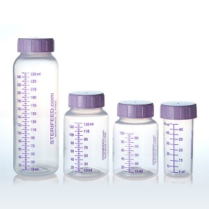 Einweg Babyflaschen (Klinkflaschen) Muttermilchflaschen für Muttermilch aus Kunststoff 